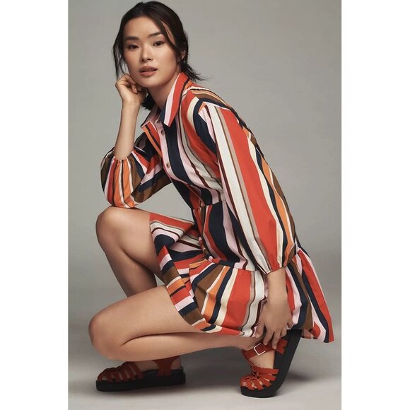 NWT Size L - The Bettina Shirt Dress by Maeve: Mini Edition - Picture 5 of 16